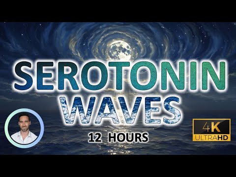 Relaxing Serotonin Waves for Deep Sleep | Reducing Anxiety | Pain Relief | 12 Hours | BLACK SCREEN