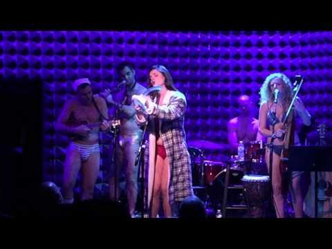 The Skivvies with "Scrooge" (aka Leslie McDonel)