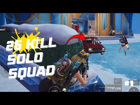 26 Kill Solo Squad – Erangel Gameplay 🔥