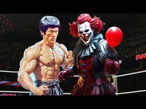 Bruce Lee vs Clown NO DQ Match