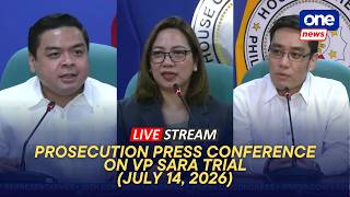 LIVE | House Prosecution team holds press conference #VPSaraOnTrial (July 14, 2026)