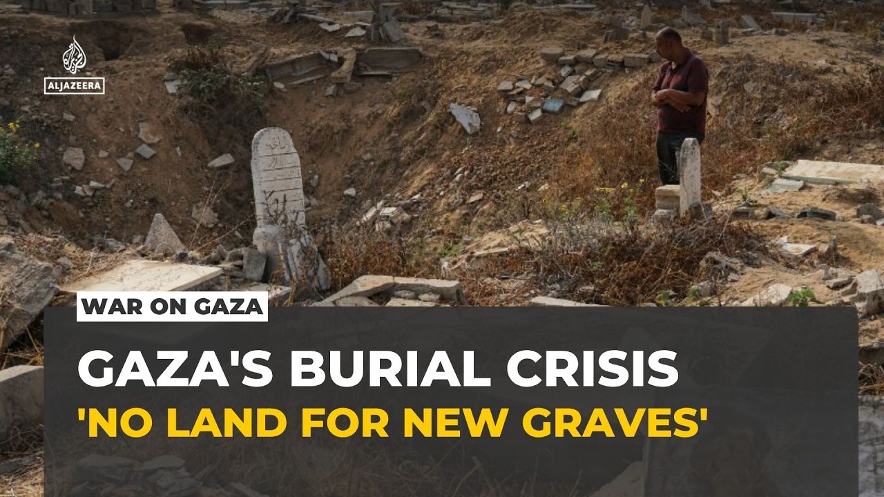 Gaza burial crisis grows as cemeteries run out of space