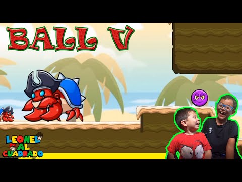 ¿BOLITA AZUL? BALL V | Niveles 6 - 11 | Juego Para Niños #newgame #redball