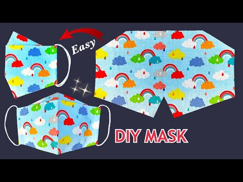 Very Easy New Style Cute Mask✅ Diy 3D Simple Face Mask Sewing Tutorial At Home | Mask Making Ideas