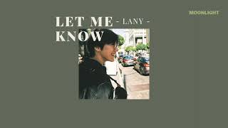 [ THAISUB | แปลเพลง ] Let me know - Lany  #thaisub #แปลไทย #แปลเพลง
