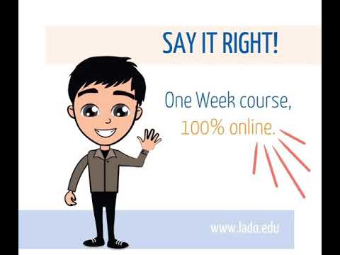 Pronunciation workshop