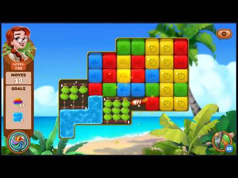 Lost Island Blast Adventure Level 738 - NO BOOSTERS 🏝️ | SKILLGAMING ✔️