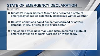 Kinston mayor declares state of emergency ahead of winter weather