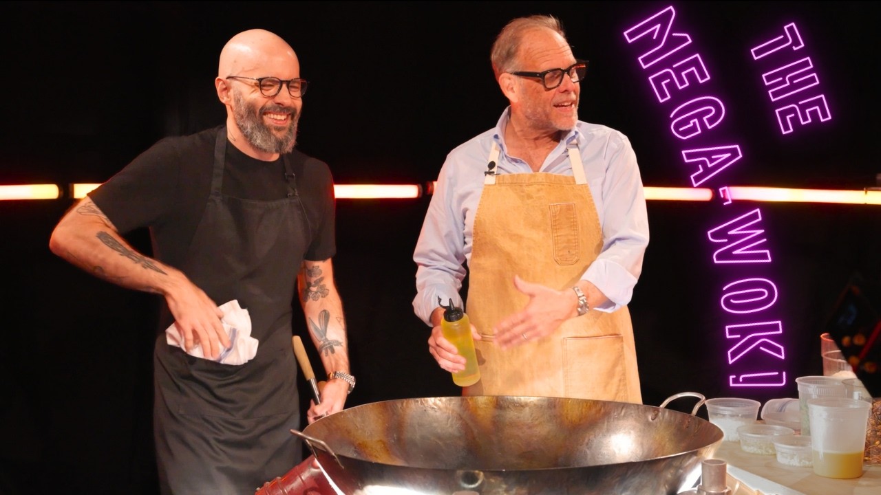 Alton Brown Cooks Food | Episode 22: Mega-Wok w/ @bingingwithbabish