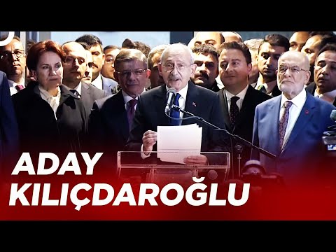 6'lı Masa'nın Cumhurbaşkanı Adayı Kemal Kılıçdaroğlu Oldu!