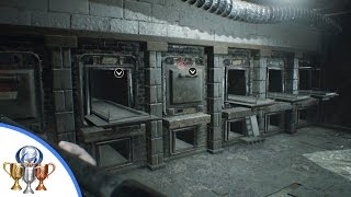 Resident Evil 7 - Dissection Room Key Location - Incinerator Room Puzzle for Red Dog Head
