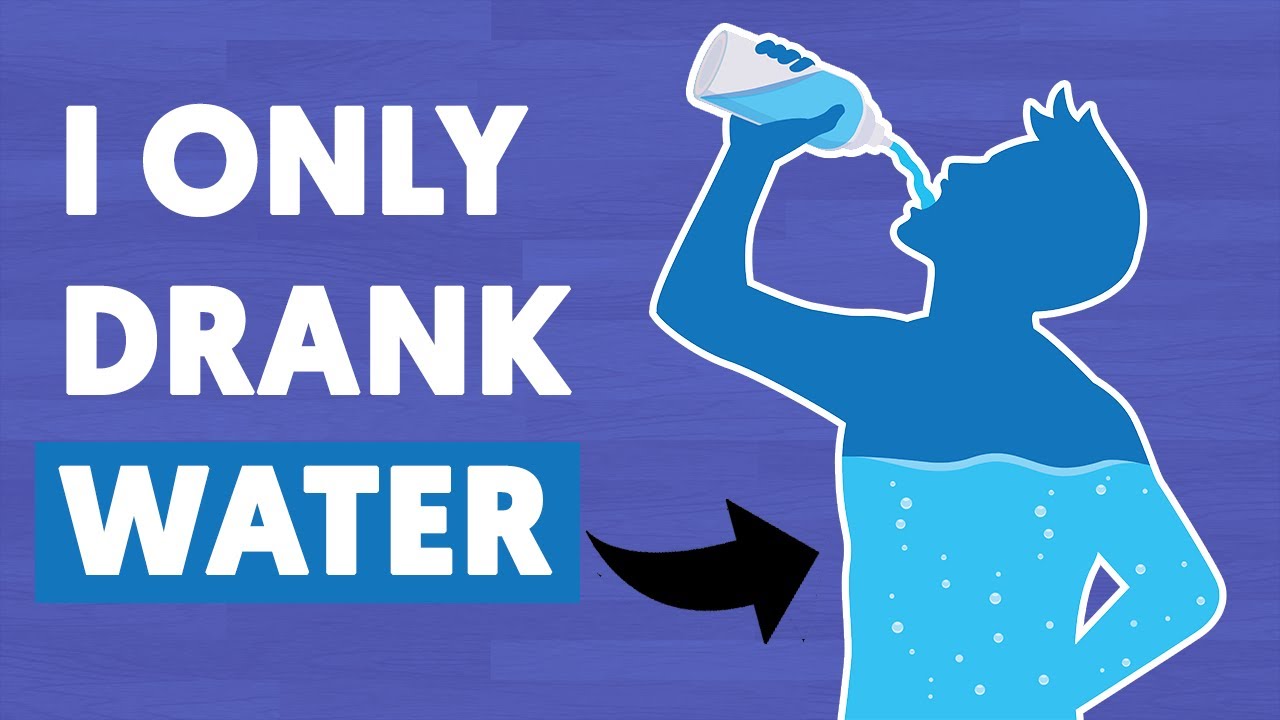 I replaced all my drinks with water and this is what happened to my body
