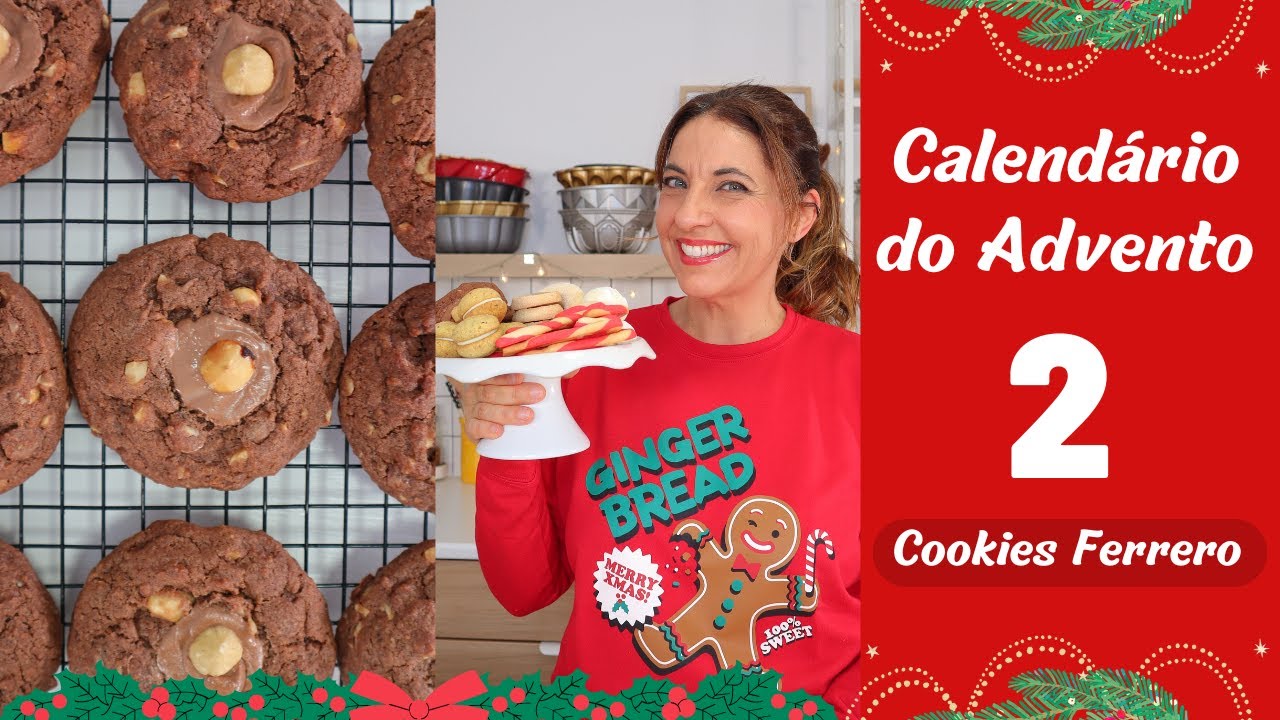 Cookies Ferrero Rocher- Calendário do Advento 2