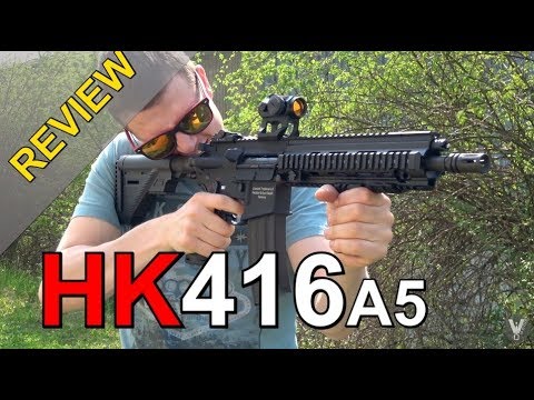 VFC HK416A5 S-AEG / Schusstest u. maximale Reichweite - Review 4k/UHD *German*