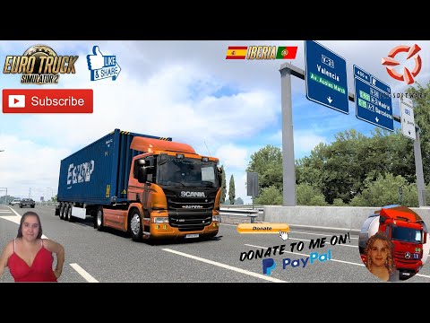 Euro Truck Simulator 2 (1.40) Scania P420 by RJL Delivery in Spain DLC Iberia + DLC's & Mods