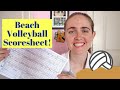 How to Fill Out a Beach Volleyball Scoresheet | NCAA Beach Volleyball