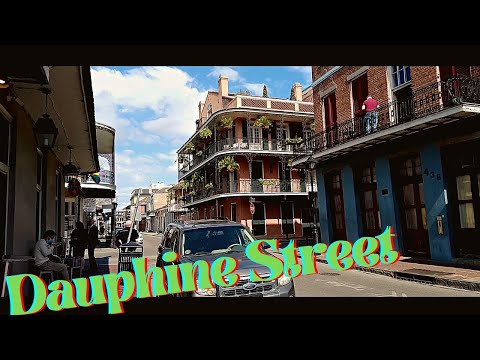 Dauphine Street French Quarter New Orleans.