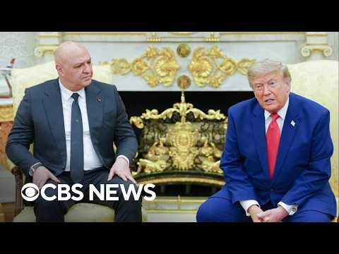 Watch: Trump talks Iran operation while taking questions with Lebanese President Joseph Aoun