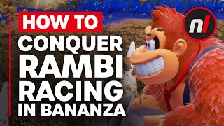 How To Get The Fastest Time in the Rambi Rumble Race  - Donkey Kong Bananza