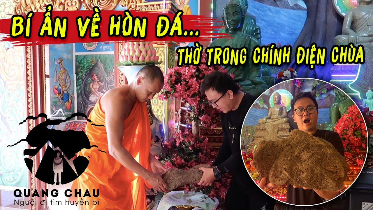 Hòn Đá Kỳ Lạ được Thờ tại trong ngôi chùa có Tượng Phật Niết Bàn lớn nhất Việt Nam