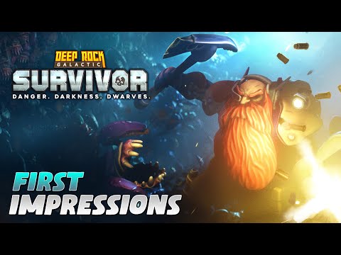 Deep Rock Galactic Survivor First Impressions  - Stones & Swarms in this AMAZING new Bullet heaven!!