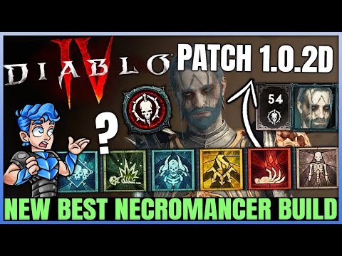 Diablo 4 - New Minion Necromancer Build is INCREDIBLE - Easy Nightmare Dungeons - Skills & Paragon!