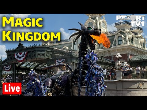 🔴Live: An Epic Day at Magic Kingdom with Parades, Fireworks and Rides!  Walt Disney World - 6-1-24