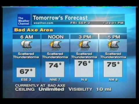 Bad Axe Weatherstar XL- 9/02/11 19:28 EDT