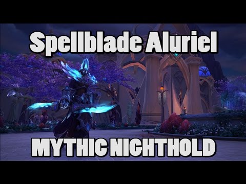 Wicked vs Spellblade Aluriel - Mythic Nighthold [Resto Shaman PoV]