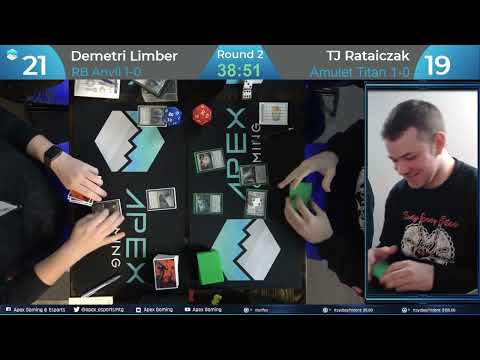 RB Anvil vs Amulet Titan | Modern 2K | Round 2 | Paper Magic