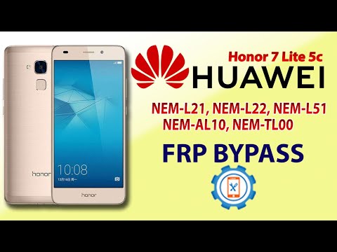 Huawei Honor 7 Lite (5C) FRP Bypass 2021 | Huawei Honor 7 Lite (NEM-L21) Google Account Bypass