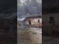 heavy rain in village #life