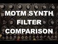 MOTM synth filter comparison