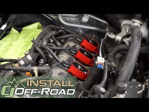 Jeep Wrangler JK Install: Set of MSD Red Blaster Ignition Coil Packs for 2012-2018 JKs
