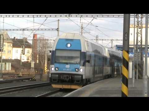 Praha Libeň - 5.2.2011 - Odjezd CityElefanta jako Os 9372