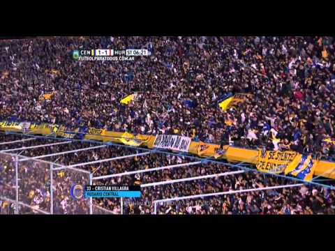 Gol de Villagra. Central 1 - Huracán 1. Fecha 11. Primera División 2015. FPT.