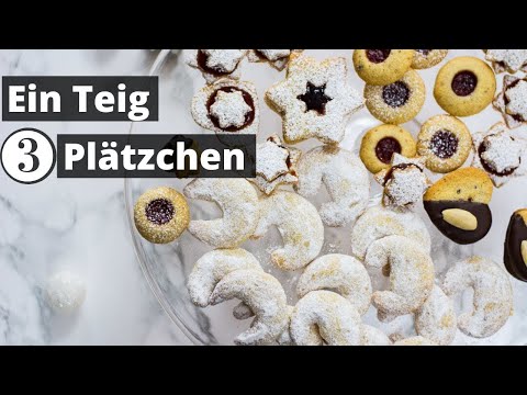 1 Teig, 3 Plätzchen - mein Geheimtipp für die leckersten Plätzchen