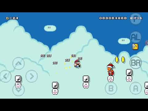 🔴Super Mario Maker World Engine Short 16 - Cloudy of crazy 16 (Auto)