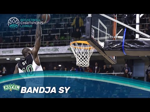 Bandja Sy's dunks - ASVEL Lyon-Villeurbanne - Basketball Champions League