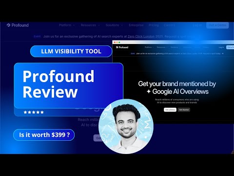 Profound LLM Visibility Tool Review - Is it worth it?