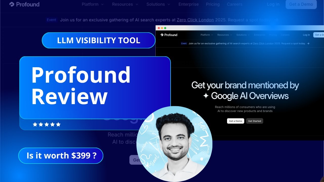 Profound LLM Visibility Tool Review - Is it worth it?