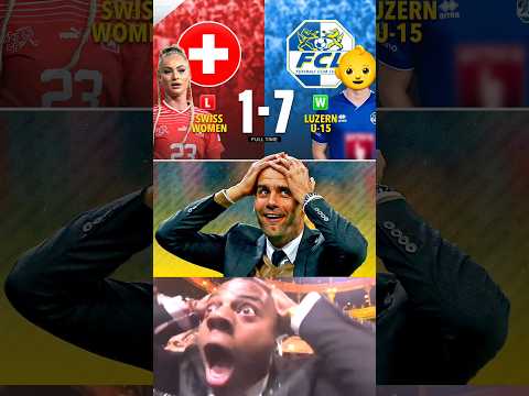 Alisha Lehmann Switzerland Women’s Team Lost 1–7 In A Friendly Against U-15 Luzern’s Boys Team🤯😱