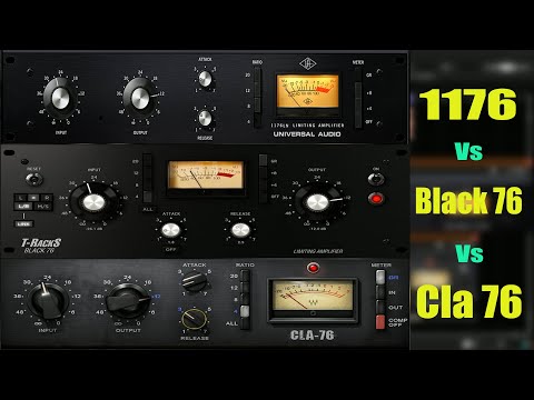 UAD 1176 Vs Cla 76 Vs T-racks Black 76 | Compressor Comparison | Best Vocal Compressor Plugins |