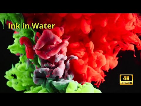 4K Ink in Water | Hypnotic Colors for Relaxation & Sleep