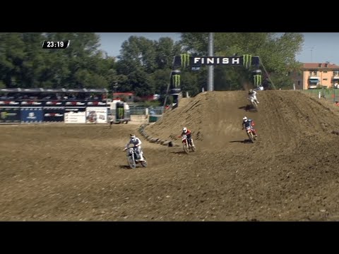 Epic four-way fight for the lead - MXGP Race 1 - MXGP of Italy - Imola 2019