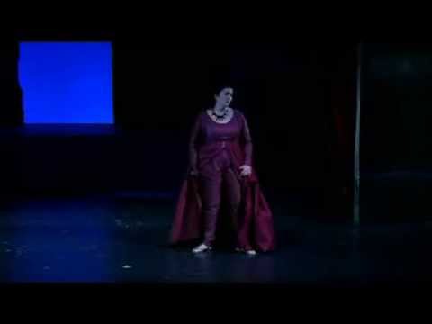 Soprano Daria Masiero sings scene of Helene third act Jerusalem by G. Verdi