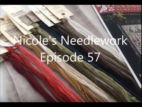 Nicole's Needlework - FlossTube #57 - WIPs and Stitch Maynia Plans!