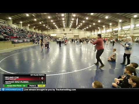 43 Lbs 1st Place Match - Ryland Cox, Idaho Gold WC Vs Nathan Diaz-Flores, Oregon 9fb4