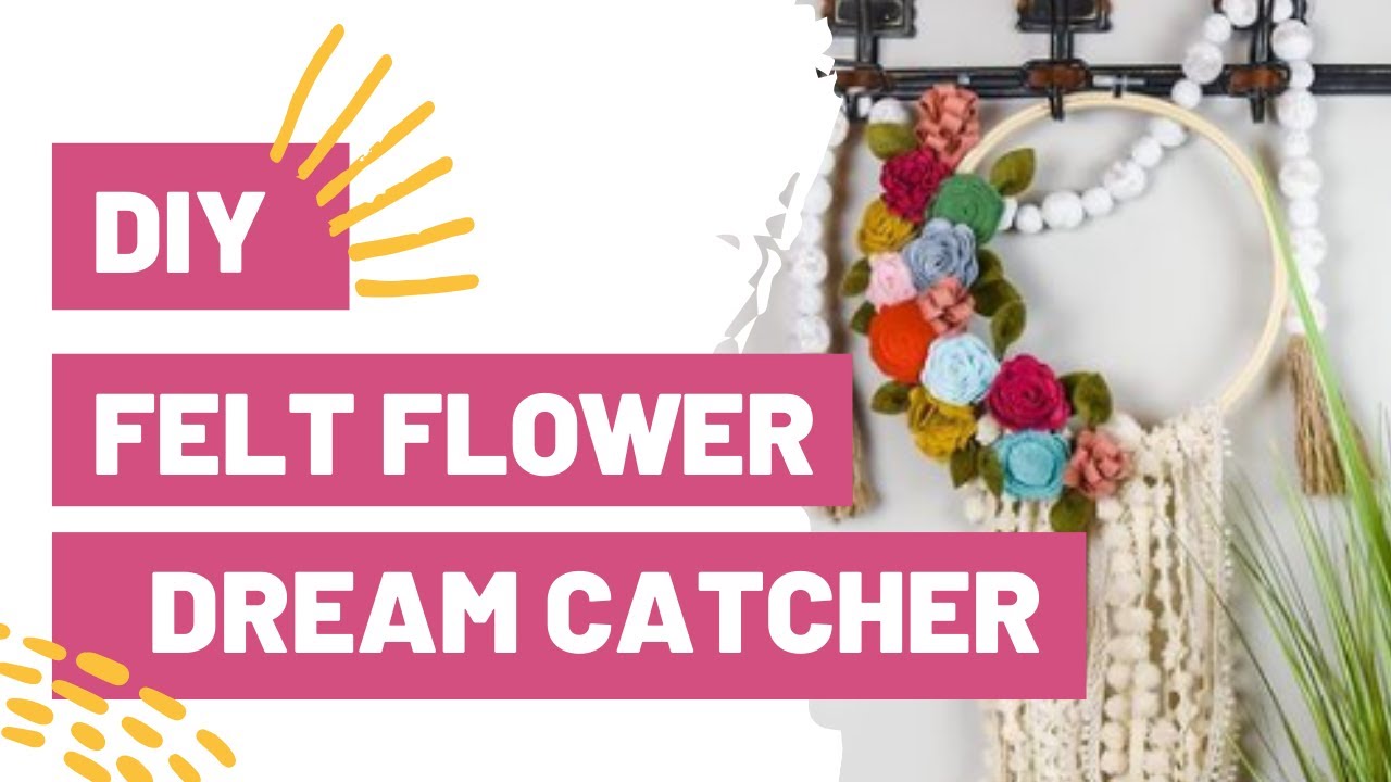 How To Master Your Cricut Rotary Blade Today! – DIY Felt Flower Dream Catcher