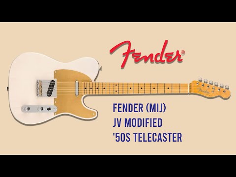 Immagine Fender JV Modified '50s Telecaster 2022 - 2024 - Worn Blonde - 17